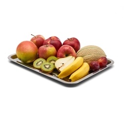 Taca metalowa nierdzewna Tadar 39,5 x 29,5 cm prostokątna