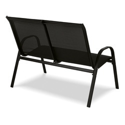 Zestaw ogrodowy stolik ze szklanym blatem ławka i 2 krzesła Tadar Panama